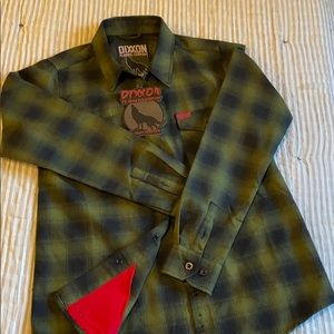 EUC Dixxon “Lone Wolf” flannel Women’s size Med